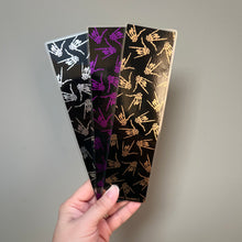 Load image into Gallery viewer, Skeleton ILY Foil Bookmark
