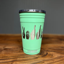 Load image into Gallery viewer, 20 oz Cup w/ Custom ASL Fingerspelling