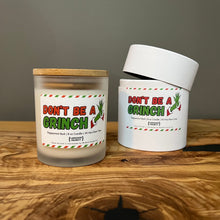 Load image into Gallery viewer, "Don't be a Grinch" Peppermint Bark Candle