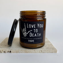 Load image into Gallery viewer, "Love You To Death" Blood Orange Candle