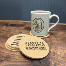 Load image into Gallery viewer, Deaf Advocacy Coasters (Set of 4)
