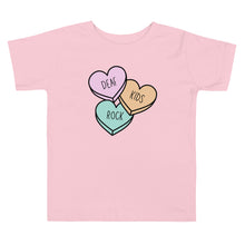 Load image into Gallery viewer, Deaf Kids Rock (Candy Hearts) Toddler Short Sleeve Tee