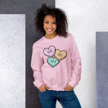 Load image into Gallery viewer, Deaf Kids Rock (Candy Hearts) Crew Neck
