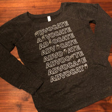 Load image into Gallery viewer, ADVOCATE Wide Neck Sweatshirt (Sponge Fleece)