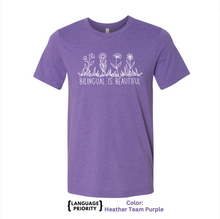 Load image into Gallery viewer, "Bilingual is Beautiful" - Adult Short Sleeve Tee