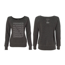 Load image into Gallery viewer, ADVOCATE Wide Neck Sweatshirt (Sponge Fleece)