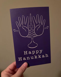"Happy Hanukkah" Card