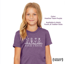 Load image into Gallery viewer, "Bilingual is Beautiful" - Youth Short Sleeve Tee
