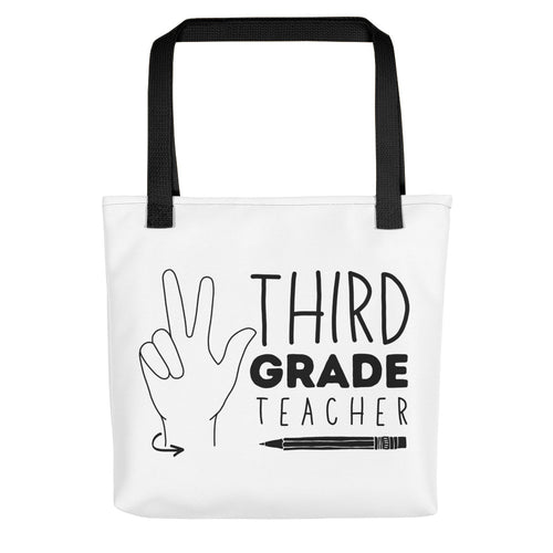THIRD GRADE TEACHER Tote Bag