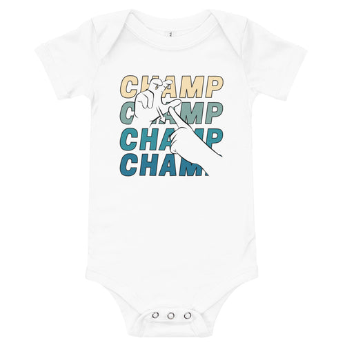 CHAMP - Baby Short Sleeve Onesie (Color Ink)