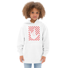 Load image into Gallery viewer, "I Really Love You" (IRLY + Hearts) Kids Fleece Hoodie