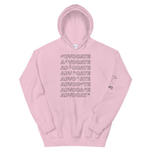 Load image into Gallery viewer, ADVOCATE Hoodie (Black Font - Print on Front)