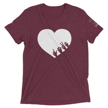 Load image into Gallery viewer, L-O-V-E Short Sleeve Tee (Triblend)