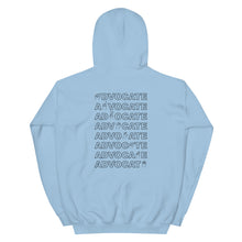 Load image into Gallery viewer, ADVOCATE Hoodie (Black Font - Print on Back)