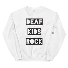 Load image into Gallery viewer, DEAF KIDS ROCK Crew Neck Sweatshirt