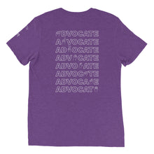 Load image into Gallery viewer, ADVOCATE Short Sleeve T-shirt (Print on Back)