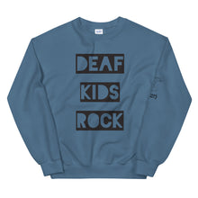 Load image into Gallery viewer, DEAF KIDS ROCK Crew Neck Sweatshirt