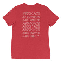 Load image into Gallery viewer, ADVOCATE Short Sleeve T-shirt (Print on Back)