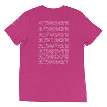 Load image into Gallery viewer, ADVOCATE Short Sleeve T-shirt (Print on Back)