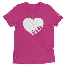 Load image into Gallery viewer, L-O-V-E Short Sleeve Tee (Triblend)