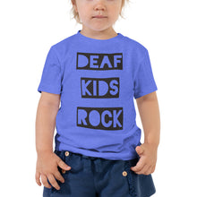Load image into Gallery viewer, DEAF KIDS ROCK Toddler Short Sleeve Tee