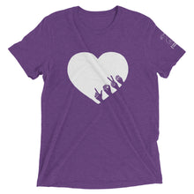 Load image into Gallery viewer, L-O-V-E Short Sleeve Tee (Triblend)