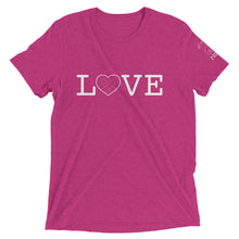 Load image into Gallery viewer, LOVE in ASL Short Sleeve Tee (Triblend)