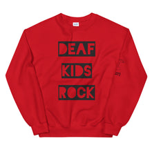 Load image into Gallery viewer, DEAF KIDS ROCK Crew Neck Sweatshirt