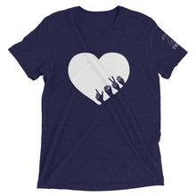 Load image into Gallery viewer, L-O-V-E Short Sleeve Tee (Triblend)
