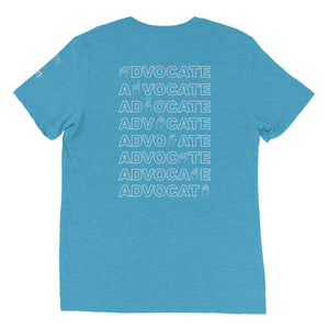 ADVOCATE Short Sleeve T-shirt (Print on Back)