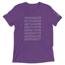 Load image into Gallery viewer, ADVOCATE (White Font) Short Sleeve T-shirt