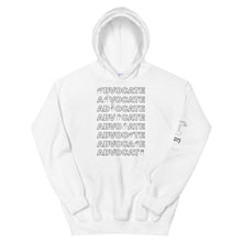 Load image into Gallery viewer, ADVOCATE Hoodie (Black Font - Print on Front)