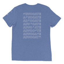 Load image into Gallery viewer, ADVOCATE Short Sleeve T-shirt (Print on Back)