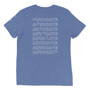 ADVOCATE Short Sleeve T-shirt (Print on Back)