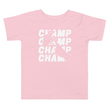 Load image into Gallery viewer, CHAMP - Toddler Short Sleeve Tee (White Ink)