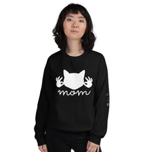 Load image into Gallery viewer, CAT MOM Crew Neck Sweatshirt