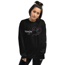 Load image into Gallery viewer, Teach with Heart Crew Neck Sweatshirt