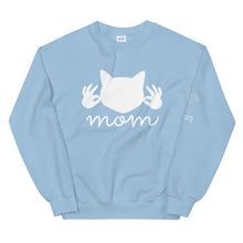 Load image into Gallery viewer, CAT MOM Crew Neck Sweatshirt