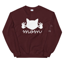 Load image into Gallery viewer, CAT MOM Crew Neck Sweatshirt