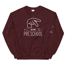 Load image into Gallery viewer, P is for PRESCHOOL Crew Neck Sweatshirt