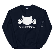 Load image into Gallery viewer, CAT MOM Crew Neck Sweatshirt