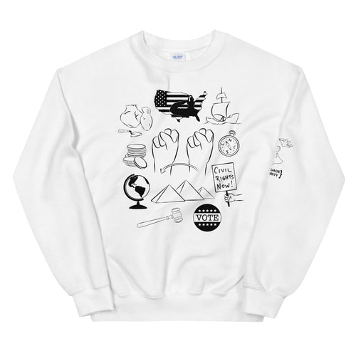 SOCIAL STUDIES (ASL) Crew Neck Sweatshirt [Black Ink]