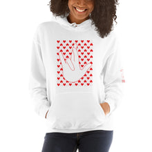 Load image into Gallery viewer, "I Really Love You" (IRLY + Hearts) Hoodie