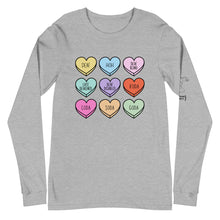 Load image into Gallery viewer, Deaf Community Hearts Long Sleeve Tee