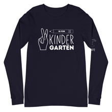 Load image into Gallery viewer, K is for KINDERGARTEN Long Sleeve Tee