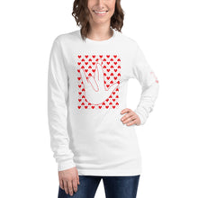 Load image into Gallery viewer, "I Really Love You" (IRLY + Hearts) Long Sleeve Tee