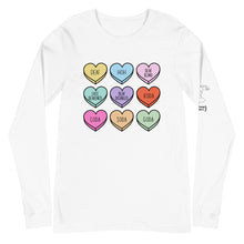 Load image into Gallery viewer, Deaf Community Hearts Long Sleeve Tee