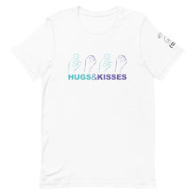 Load image into Gallery viewer, HUGS &amp; KISSES Short Sleeve Tee (100% Cotton)