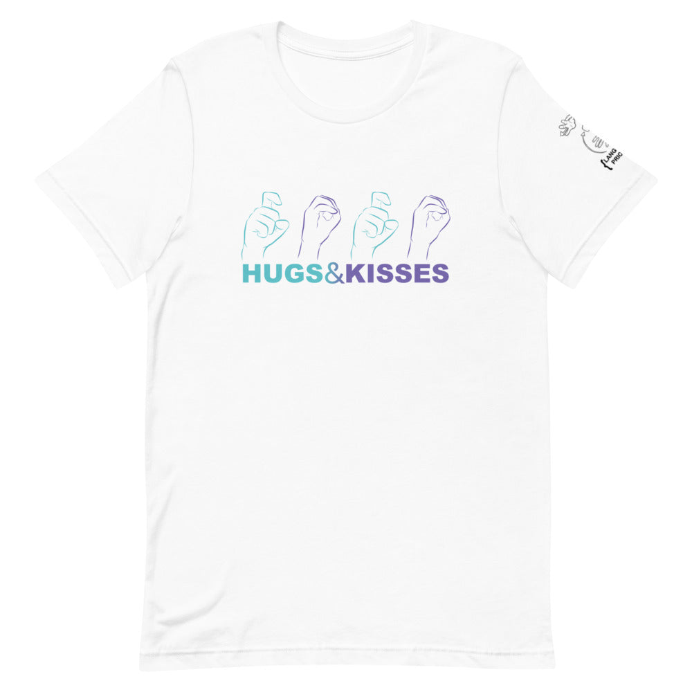 HUGS & KISSES Short Sleeve Tee (100% Cotton)
