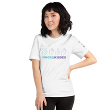 Load image into Gallery viewer, HUGS &amp; KISSES Short Sleeve Tee (100% Cotton)